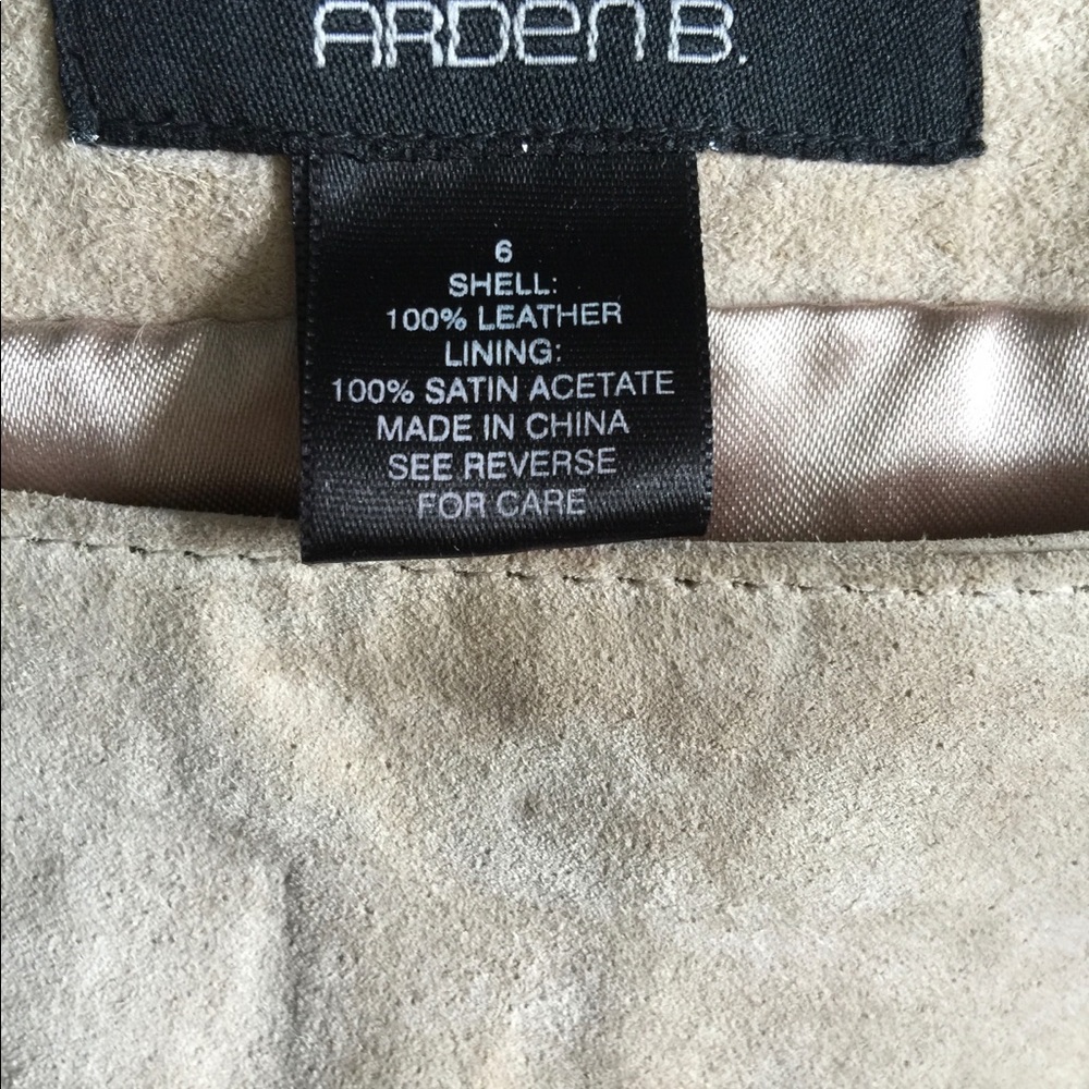 Gorgeous Suede Asymmetrical Skirt - Picture 4 of 4